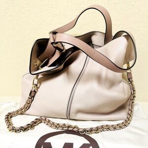 MK Leather Satchel